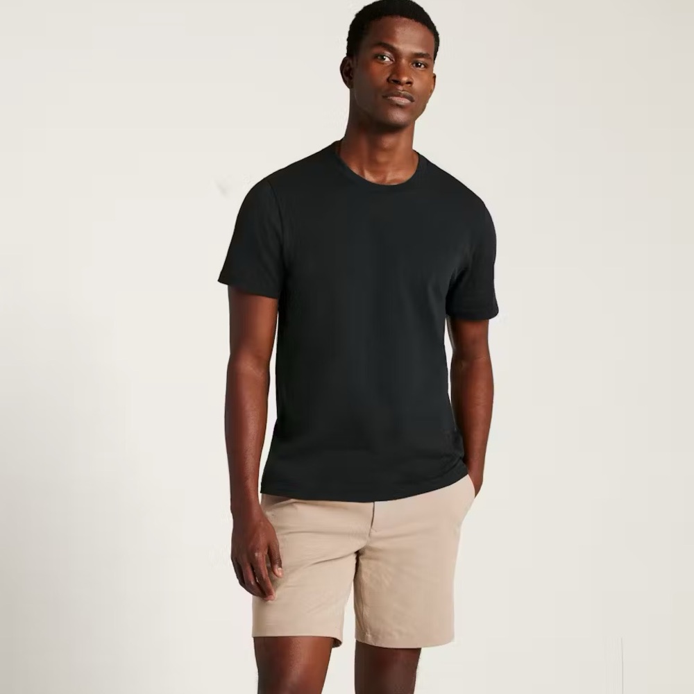 Bonobos Forever Soft Cotton Tee Crewneck in Black